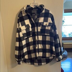 Billabong Monochrome Plaid Shirt